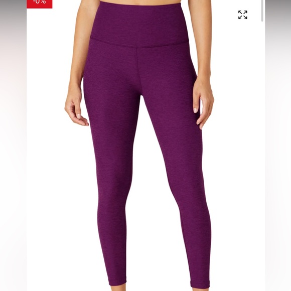 Beyond Yoga Pants - Beyond Yoga Space Dye Caught in the Midi purple leggings size small